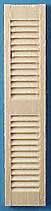 1/24" Louvered Shutter/2pc/pkg hwH5025