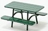 1/24th Green Picnic Table im65629