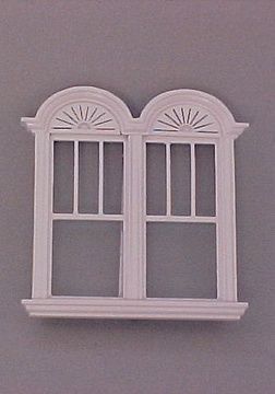 1/24th Newport Decorated Double Window S703WOD