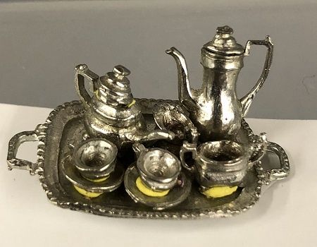 1/24th Pewter Tea Serving Set MC8028