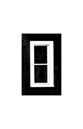 1/24th Victorian Slim 2 Pane Window j2414