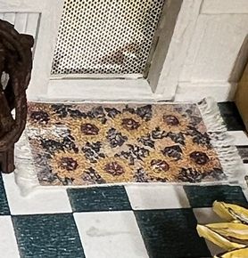1/48" Scale Sunflower Sue Sunflower Door Rug sfs023
