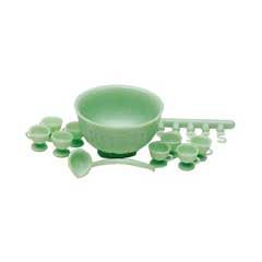 10-Pc. Jadeite-Look Punch Bowl Set cb23120