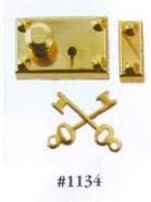 1134 Americana Lockset w/Key, I Set/Pkg. hw1134
