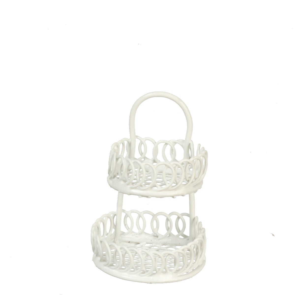 2-Tier Basket Set/White EIWF632