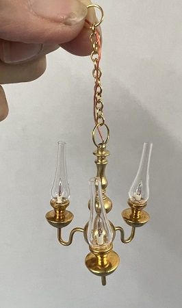 3 Arm Hurricane Chandelier 1852el
