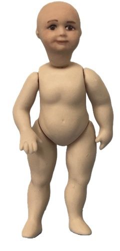 3" Little Girl w/Brown Eyes mc1014x