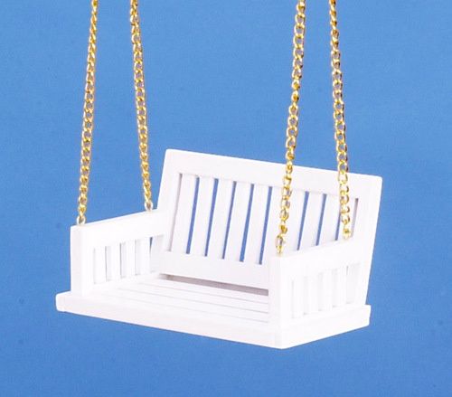4-1/2 in White Porch Swing az05073