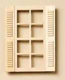 5003 Standard 8-Light Shuttered Window hw5003