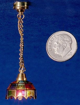 1/24th Colored-Tiffany Hanging Lamp CK2400