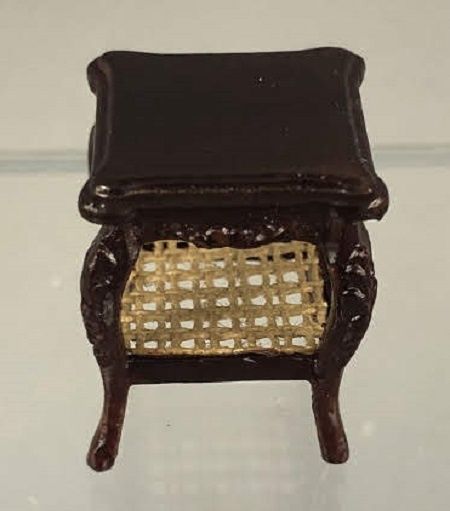 1/24th Mahogany Woven Nightstand MC01870