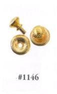 1146 Victorian Knob w/Back Plate, 4 Sets/Pkg. hw1146