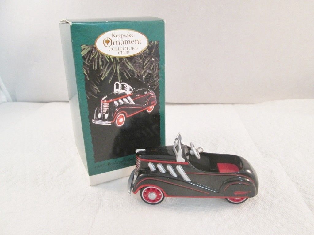 HMQXC4174 Hallmark 1998 #1  Steelcraft Auburn Pedal Car