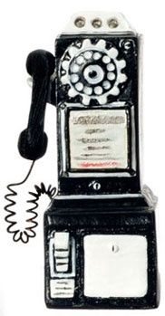 AZT8547 1950's PAY PHONE