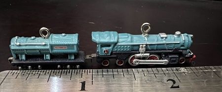 2002 Hallmark Blue Comet 400E Steam Locomotive Lionel Train qx8166