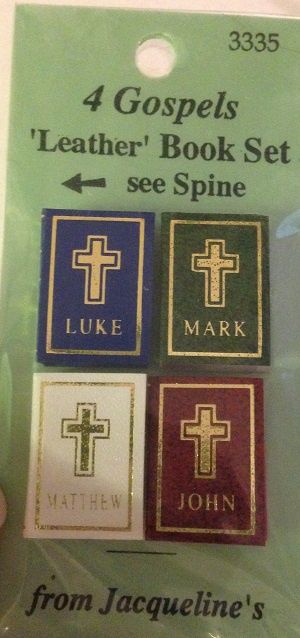 4 Gospels Leather Book Set jac3335