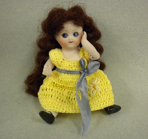 4" Gem in Crochet Dress CA10