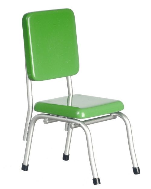 50's Style Chair Dark Green T5904
