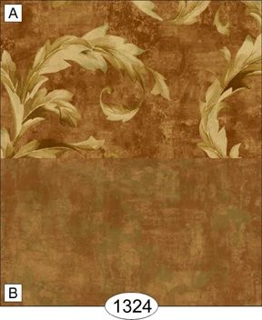 Acanthus - Rust (3 Sheets of paper) WAL1324