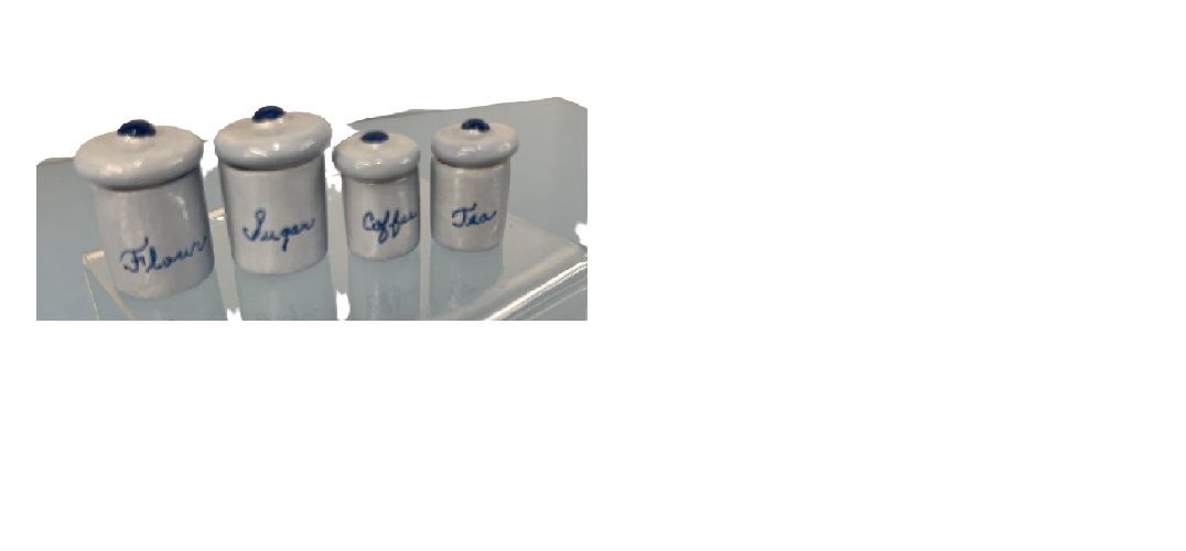 4 Piece Canister Set with Removable Lids MN541