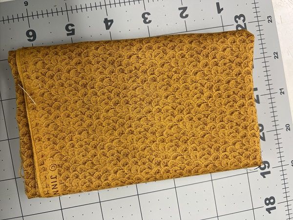 45 X 9.5 Rust and Brown Cotton Fabric fabric44a-1