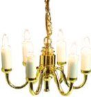 6-Arm Colonial Chandelier hw2010