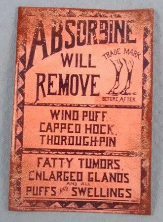 Absorbine Tin Sign fc0175