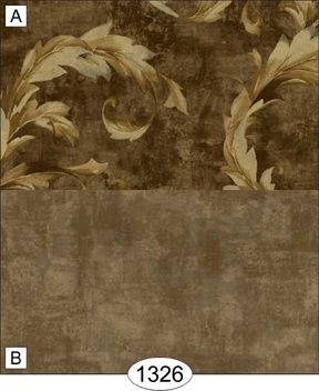 Acanthus - Dark Brown (3 Sheets of paper) WAL1326