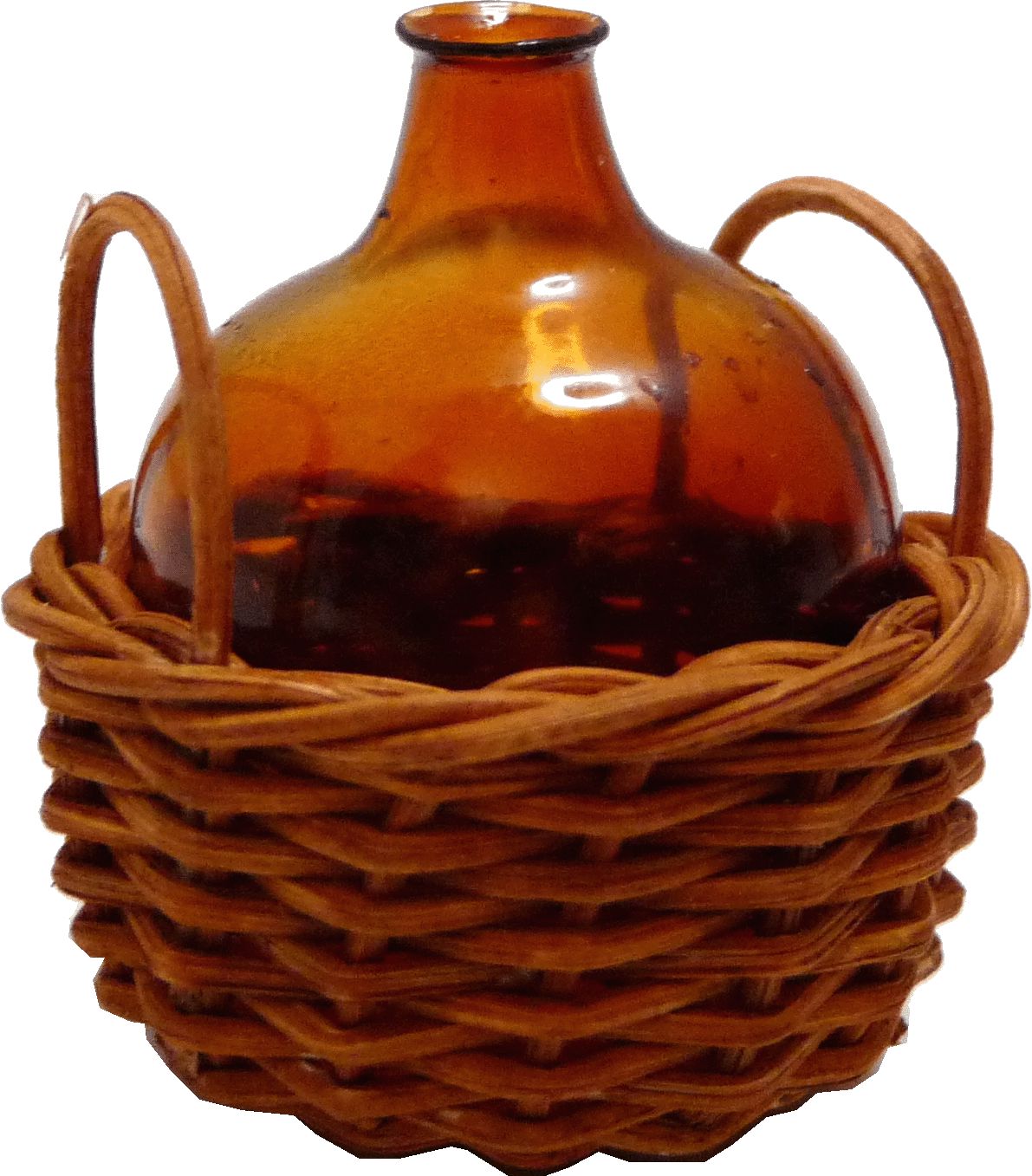 Amber Glass DemiJohn bdh135