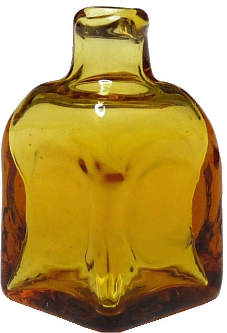 Amber Iodine Bottle-Square Shape bdHB355