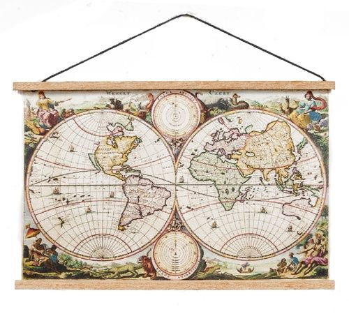 Ancient Map Banner S1615