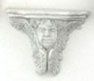 Angel Face Bracket, Gray Set of 2 a1000gy