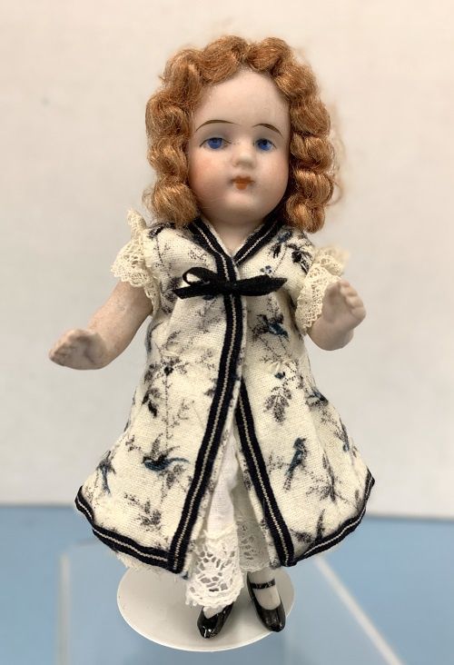 Antique Bisque Doll, 4-3/4" JHL25.2a