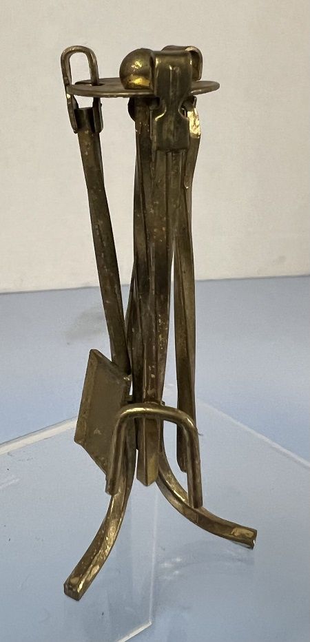 Antique Brass Fireplace Tools ch22314