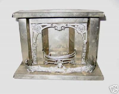 Antique Silver/Nickel Fireplace silverfireplace