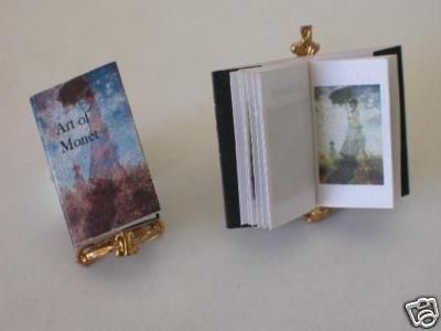 Art of Monet Miniature Book tin2014