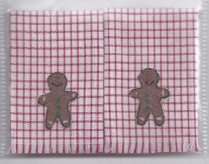 Barbara Hill Gingerbread Towel Set 2 bh13