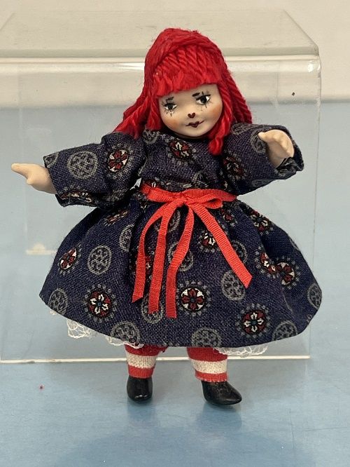 3" Porcelain Rag Doll mc585x