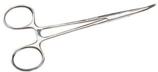 CK1046 5 Inch Curved Locking Forceps