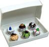 6 Halloween Cupcakes in a box bdk2670