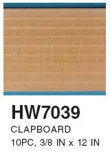 7039 3/8" Siding (10 sheets) 10000021