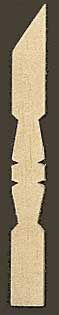 7208 Flat Baluster/Angle hw7208