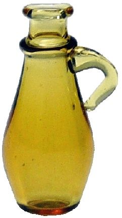 Amber Glass Pitcher with Handle bdhb430