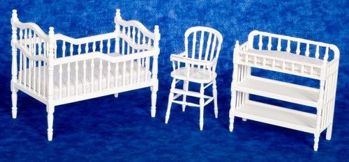 Baby Room Set/3/White T5545