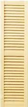 5018 Louvered Shutter, 1 Pair hw5018