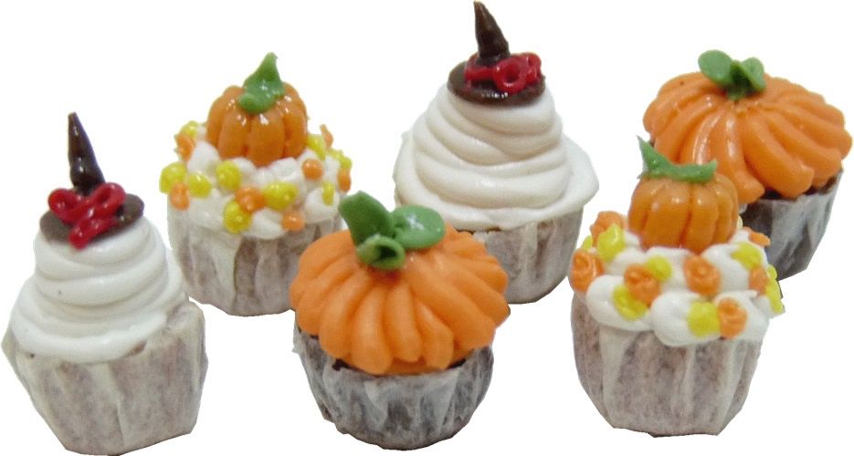 6 Halloween Cupcakes bdk180