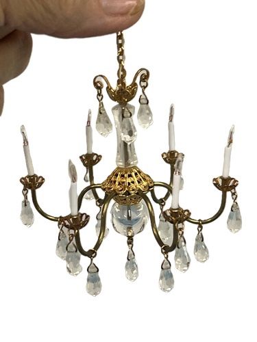 6 Arm Vintage Chandelier mc1801x