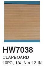 7038 12" L Siding (10 Sheets) hw7038