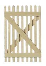 7504 picket Fence Gate hw7504