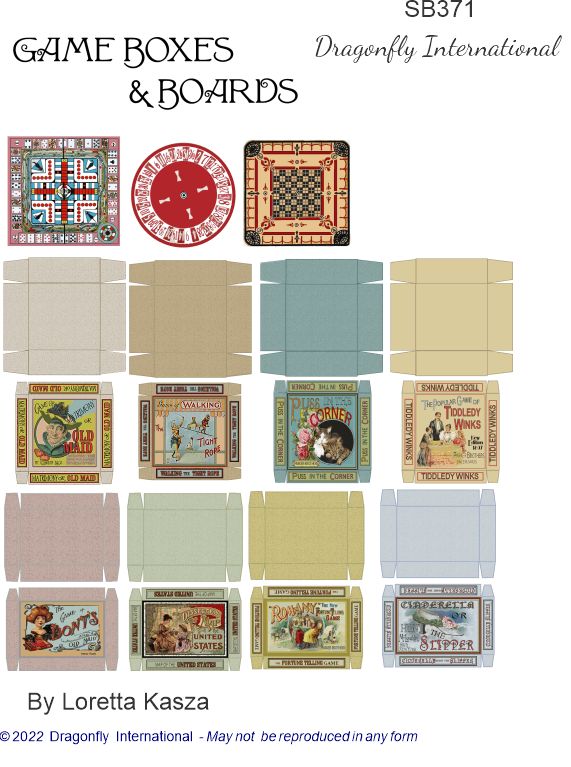 Antique Game Boxes sb371